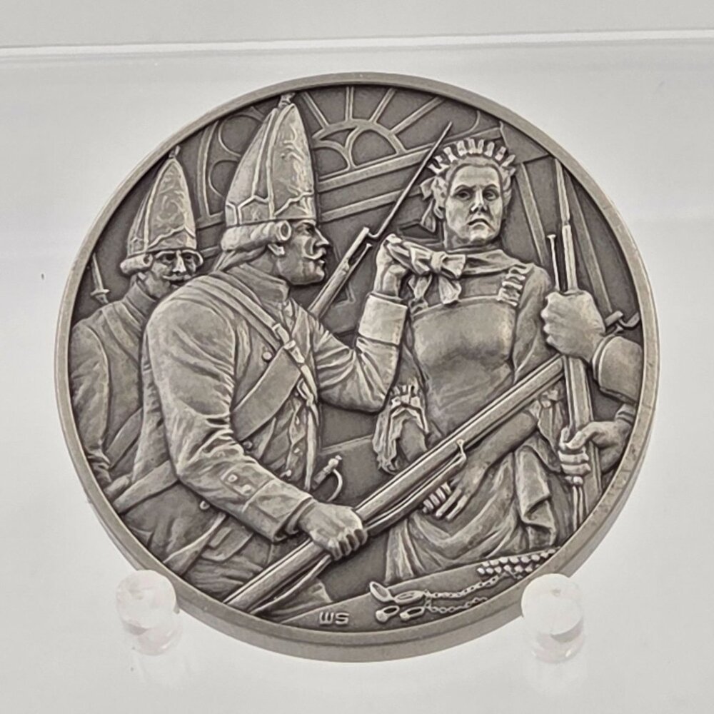Mary Clap Wooster The Great Women of the American Revolution Bicentennial Medals